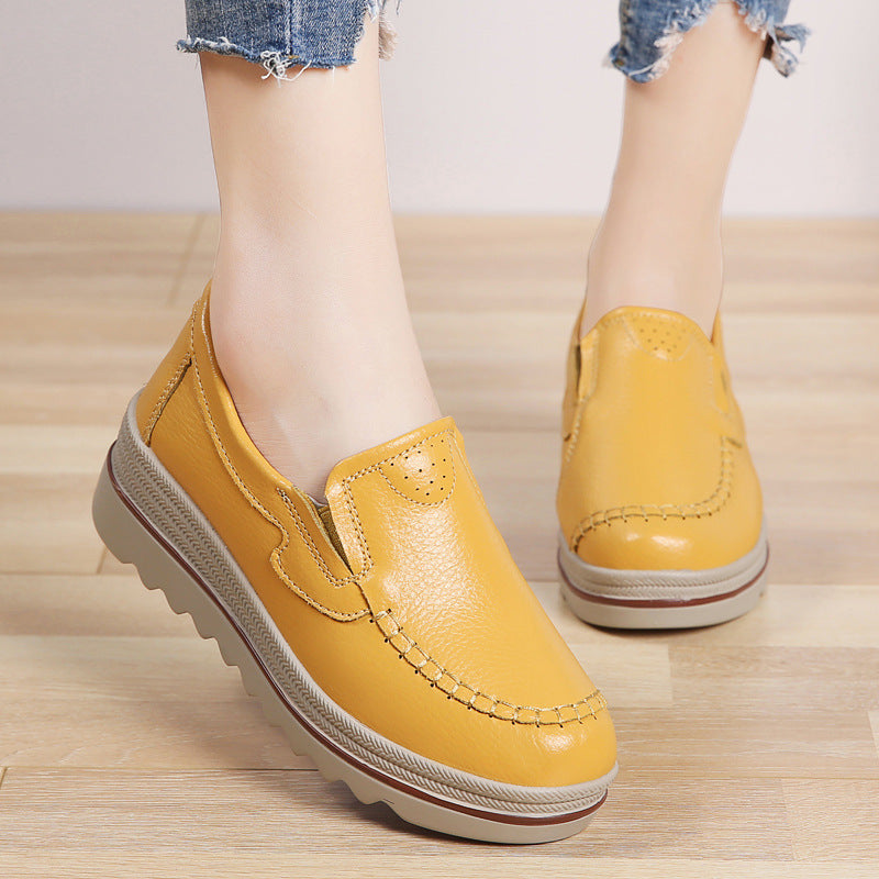 Comfortable Casual Leather Shoes for Women