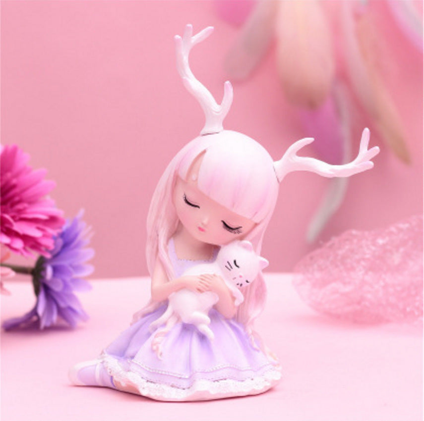 Deer Of The Deer Girl Heart Decoration Girls Room Bedroom Cute Decoration Birthday Gift Ideas