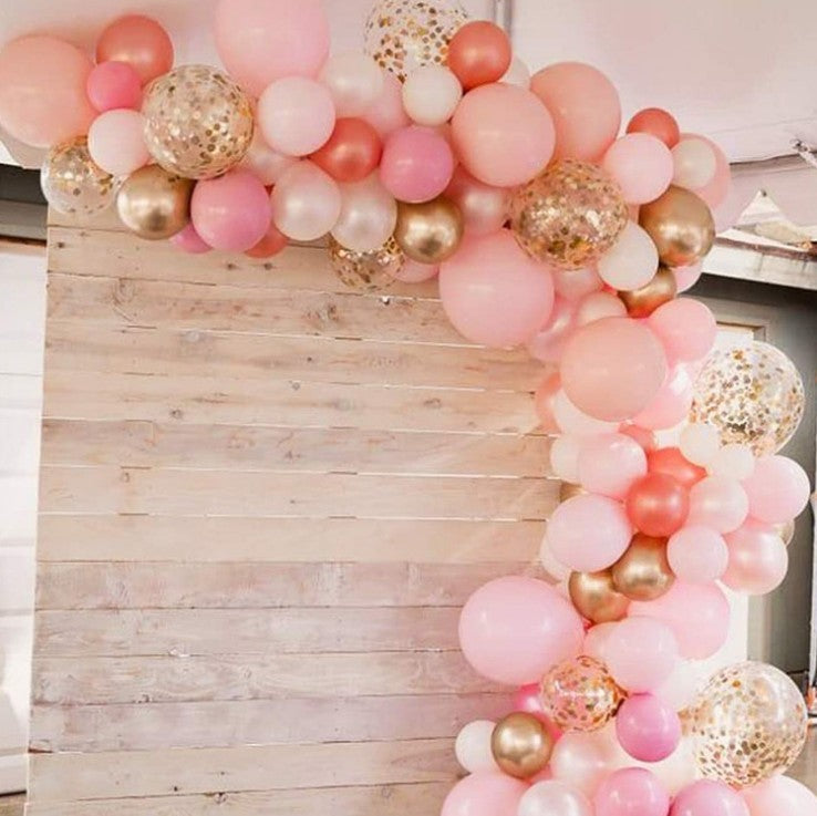 Rose Gold Latex Balloon Set Wedding Event Birthday Party Decoration Balloons