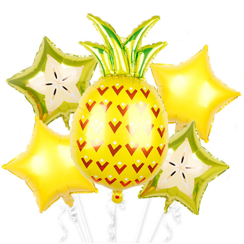 Summer Fruit Party Birthday Decoration Balloons