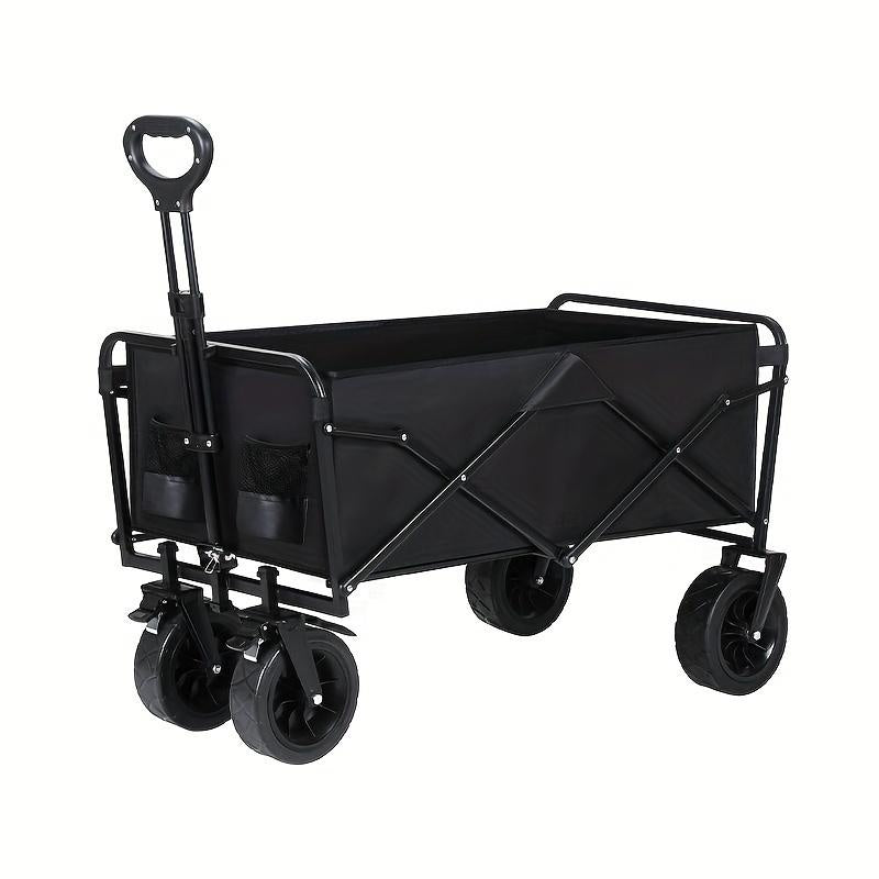 Heavy-duty Folding Multi-functional Camping Trolley - Multi-functional Camping And Beach Trolley - Durable Folding Design, Suitable For Outdoor Adventures, Garden Picnics