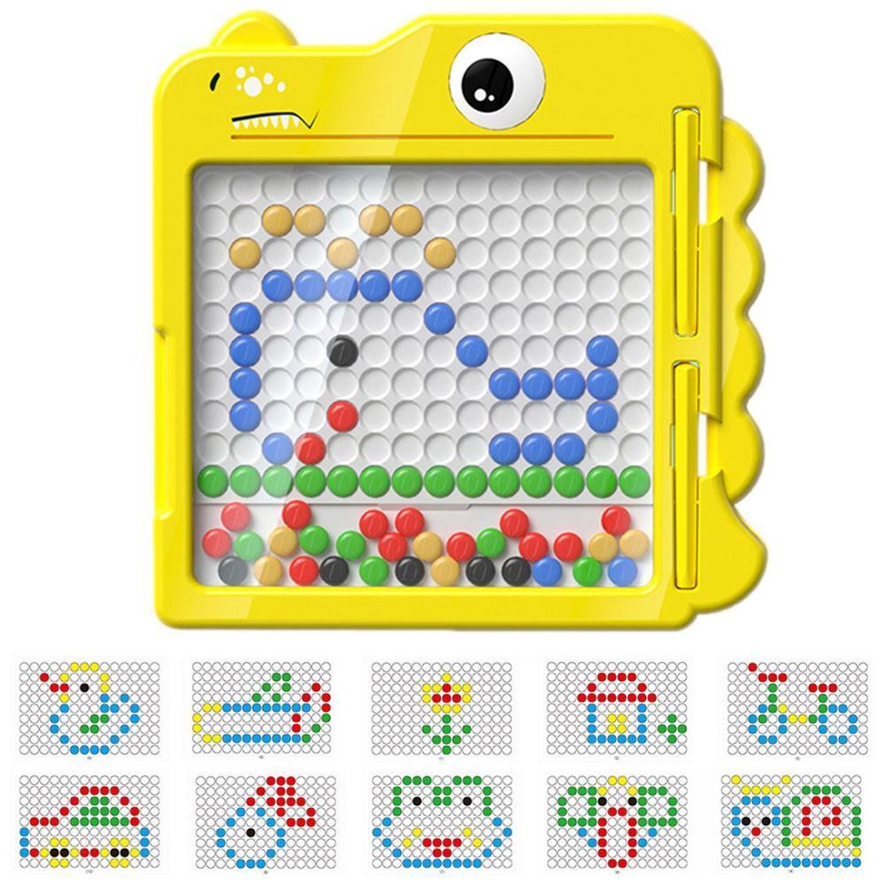 Magnetic Drawing Board For Kids Doodle Dot Art Educational Preschool Toys