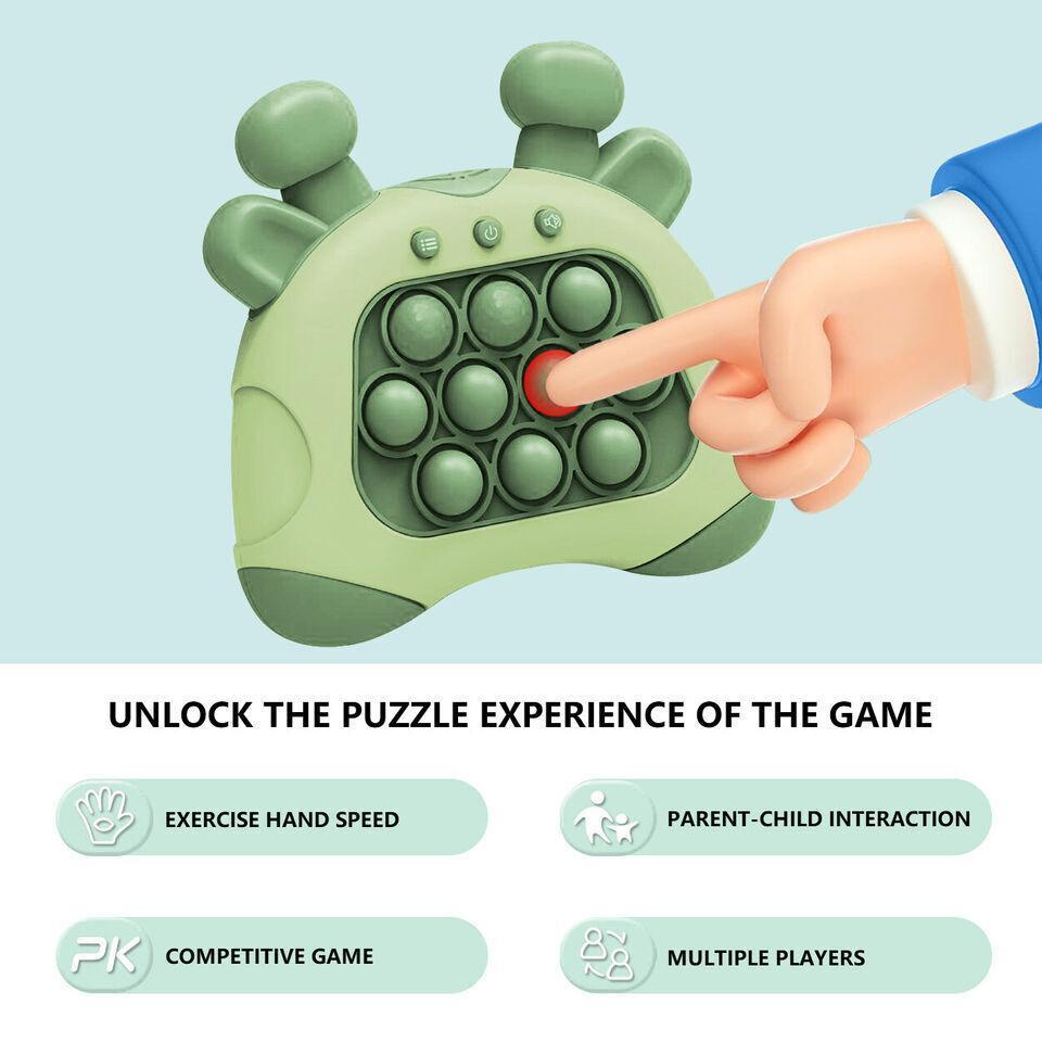 Bubble Decompression Toy Quick Press Game Decompression Toy, No Batteries