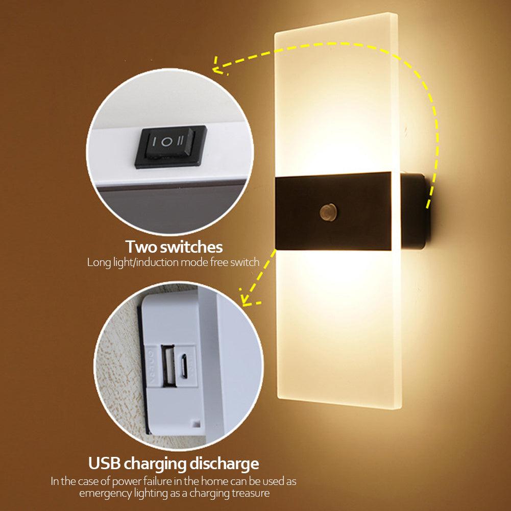 Indoor Sensing USB Charging Wall Lamp - US Style Inc.