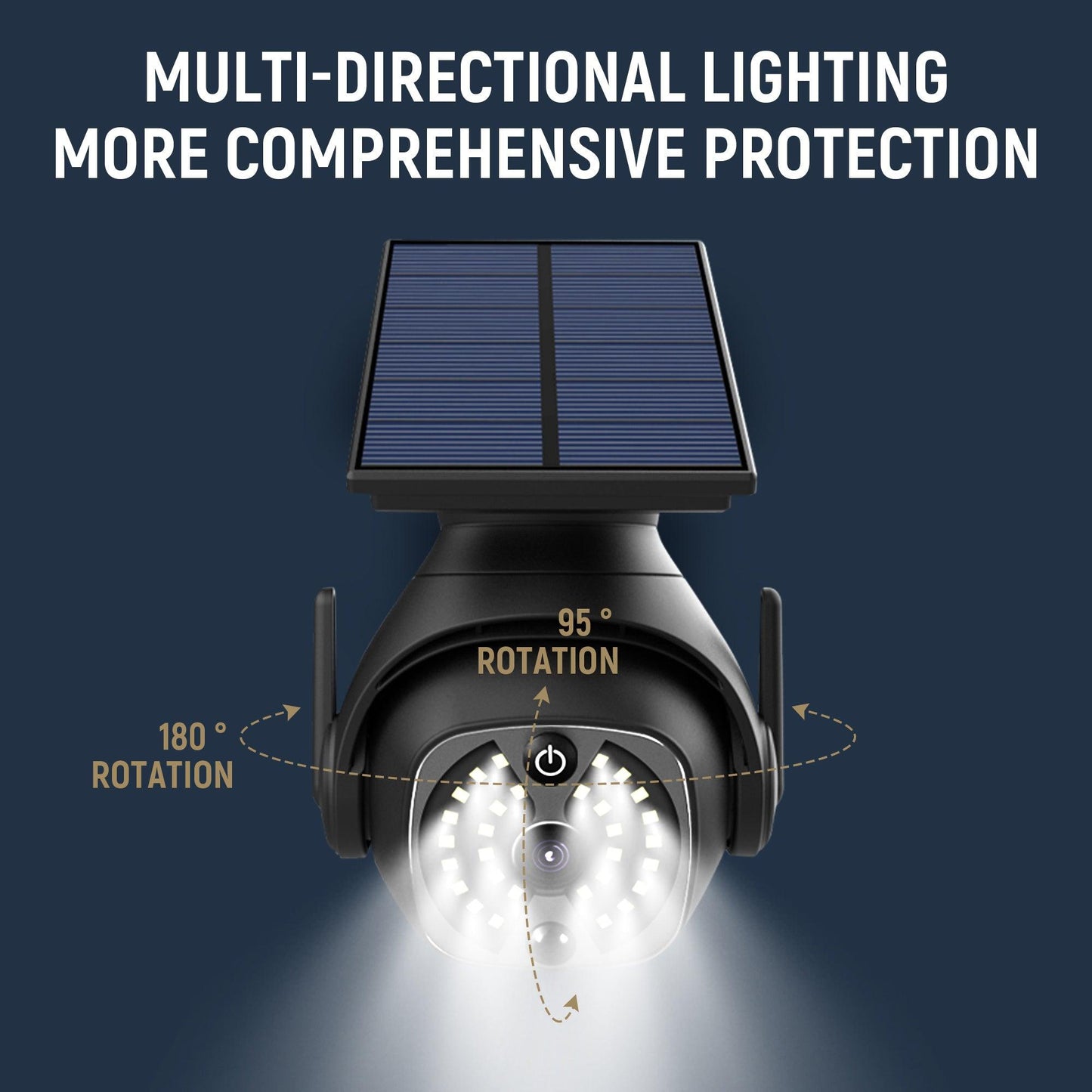 Solar Powered Outdoor Courtyard Lights Household Lighting Lights Human Sensing Lights Outdoor Waterproof Street Lights Balcony Solar Wall Lights - US Style Inc.
