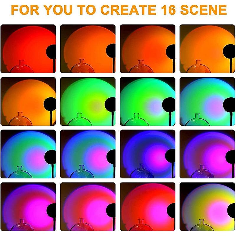 USB Desk Lamp Rainbow Projection Lamp - US Style Inc.