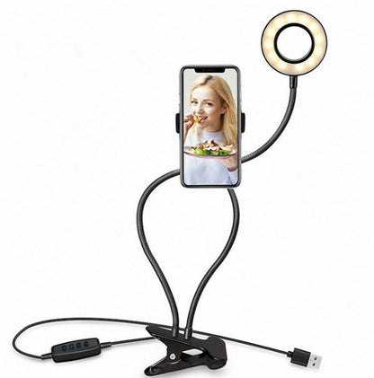 LED Selfie Ring Light for Live Adjustable Makeup Light - 8cm Stand