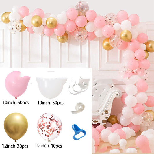 Rose Gold Latex Balloon Set Wedding Event Birthday Party Decoration Balloons