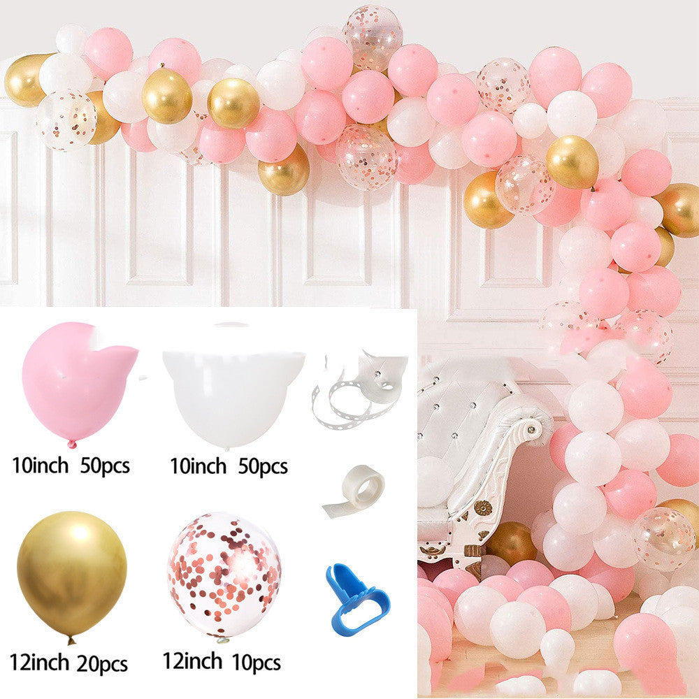 Rose Gold Latex Balloon Set Wedding Event Birthday Party Decoration Balloons