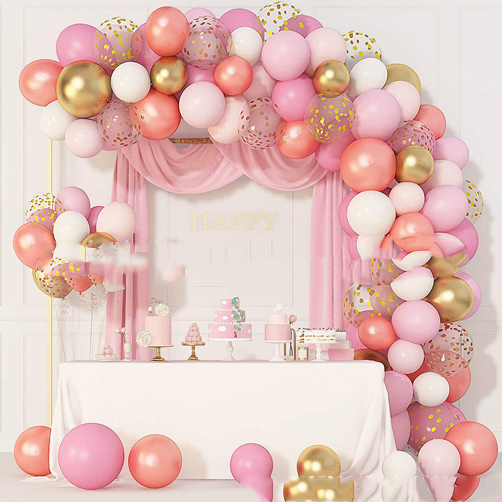 Rose Gold Latex Balloon Set Wedding Event Birthday Party Decoration Balloons