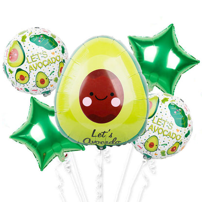 Summer Fruit Party Birthday Decoration Balloons