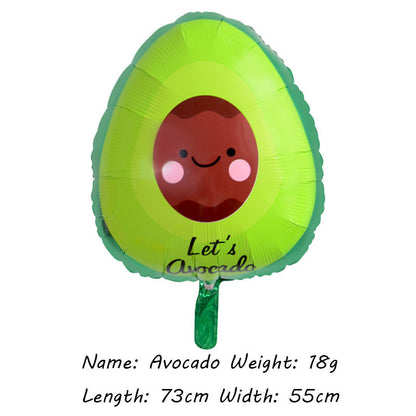 Summer Fruit Party Birthday Decoration Balloons