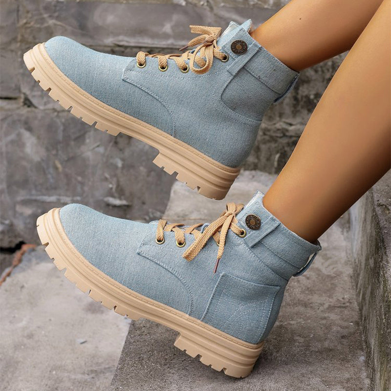 Women's Denim Boots