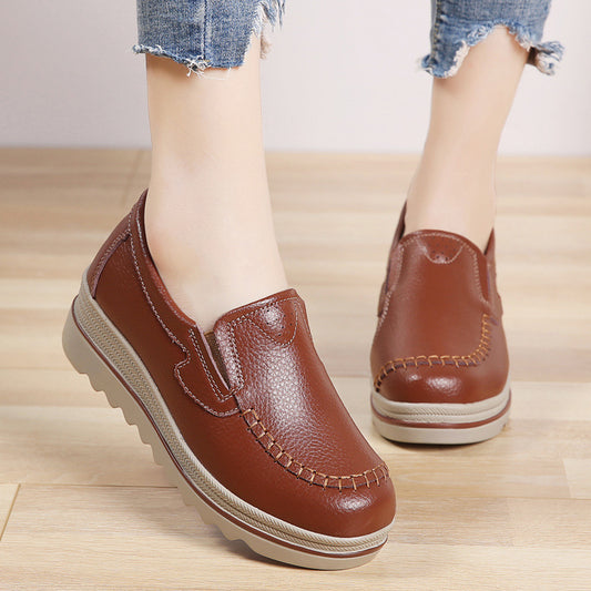 Comfortable Casual Leather Shoes for Women