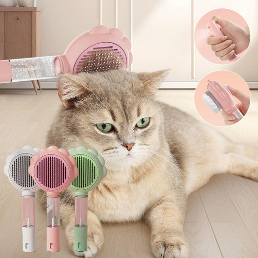 2-in-1 Shedding Spray Brush: Pamper Pets & Reduce Fur (Cats & Dogs) - US Style Inc.