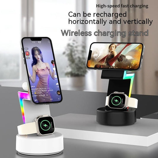 3-in-1 Wireless Charging Stand: Power Up Phone & Airpods (Qi-Enabled) - US Style Inc.