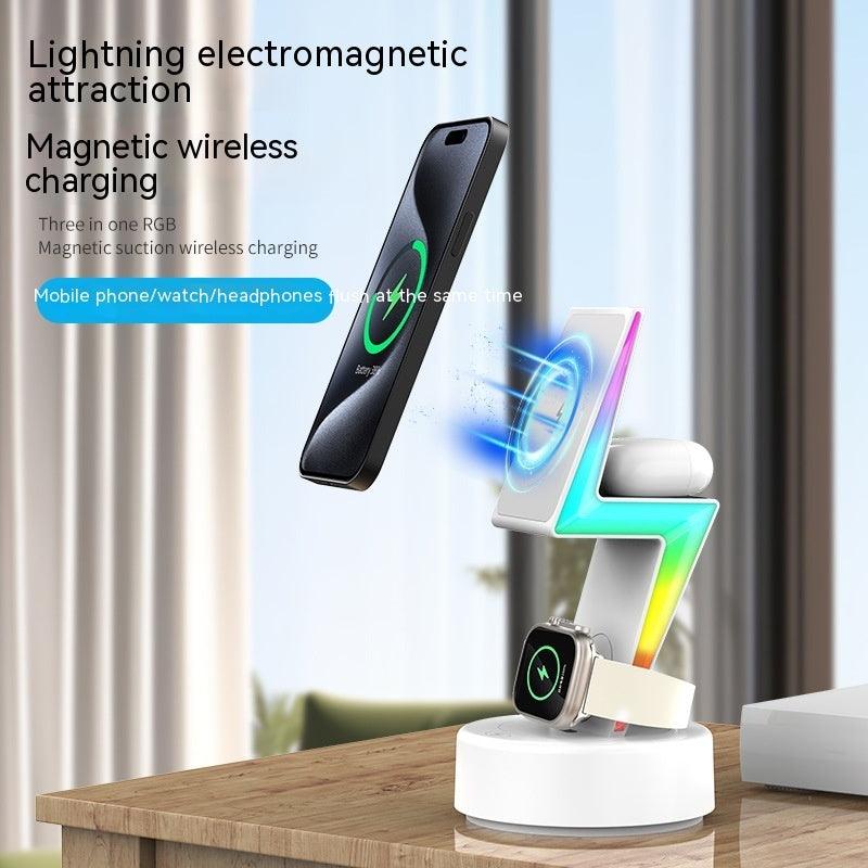3-in-1 Wireless Charging Stand: Power Up Phone & Airpods (Qi-Enabled) - US Style Inc.