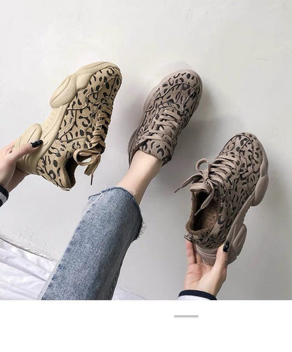 Leopard Print Sneakers