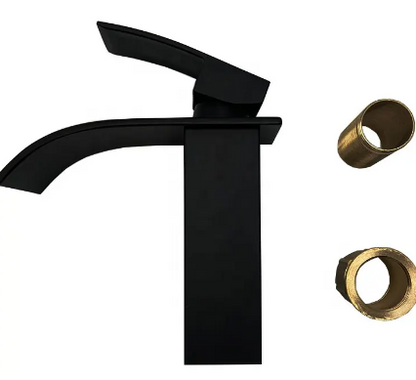 STYLISH BATH FAUCET HOLD AND COLD MIXER BLACK