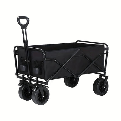 Heavy-duty Folding Multi-functional Camping Trolley - Multi-functional Camping And Beach Trolley - Durable Folding Design, Suitable For Outdoor Adventures, Garden Picnics