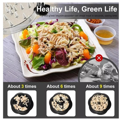 Large Chicken Shredder Tool Twist Meat Shredding Grinder Handles Non-Slip No BPA