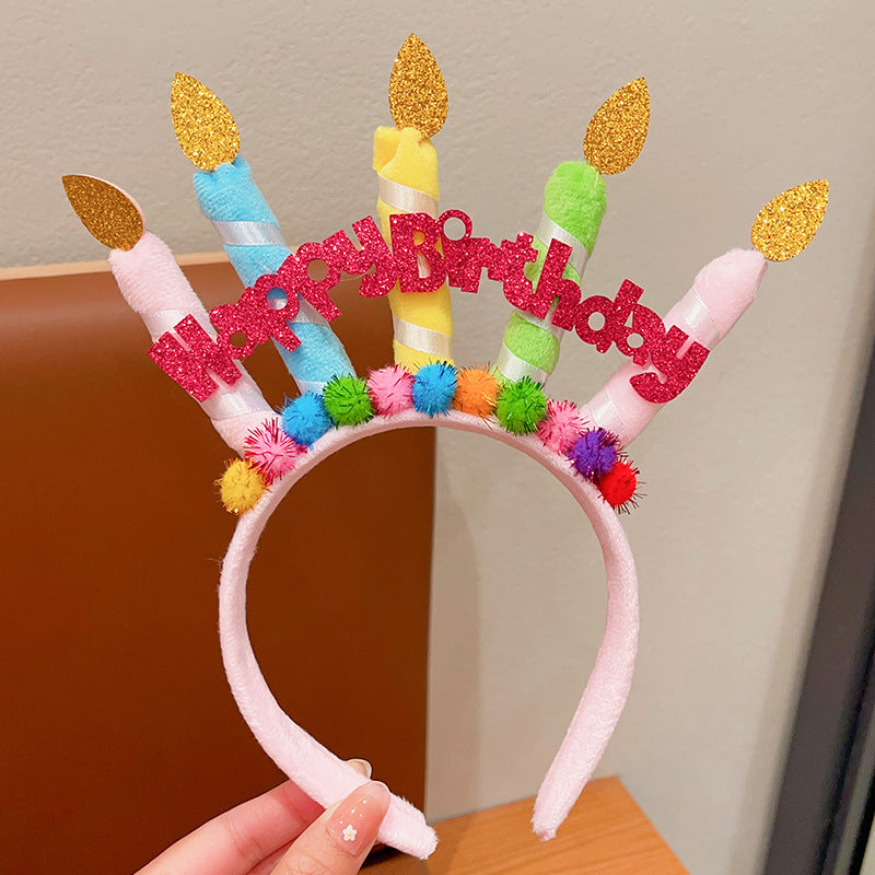 New Cute Children's Headband Princess Birthday Photo Decoration Accessories