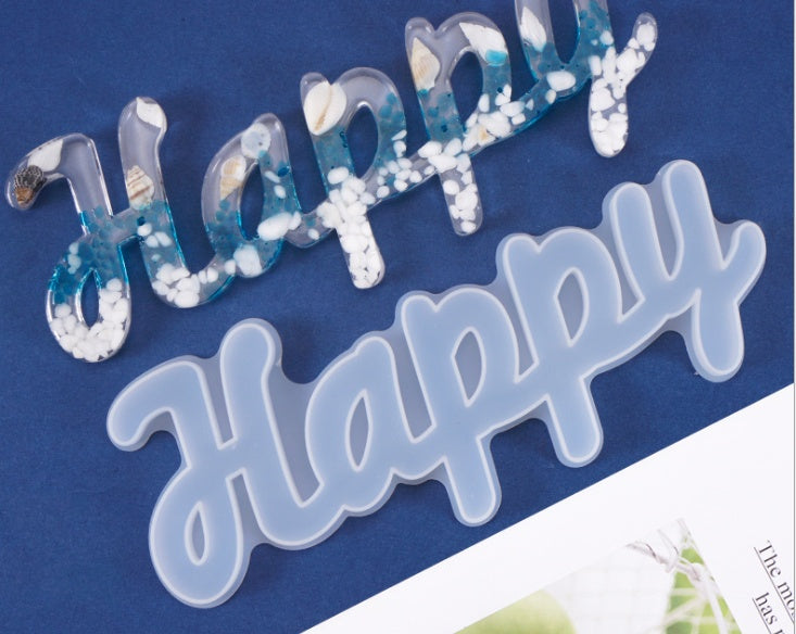 Birthday listing decoration crystal epoxy mold