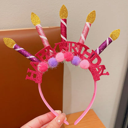 New Cute Children's Headband Princess Birthday Photo Decoration Accessories
