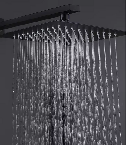 Rain fall shower with handle and tap 90 degree moveable in 3 colors