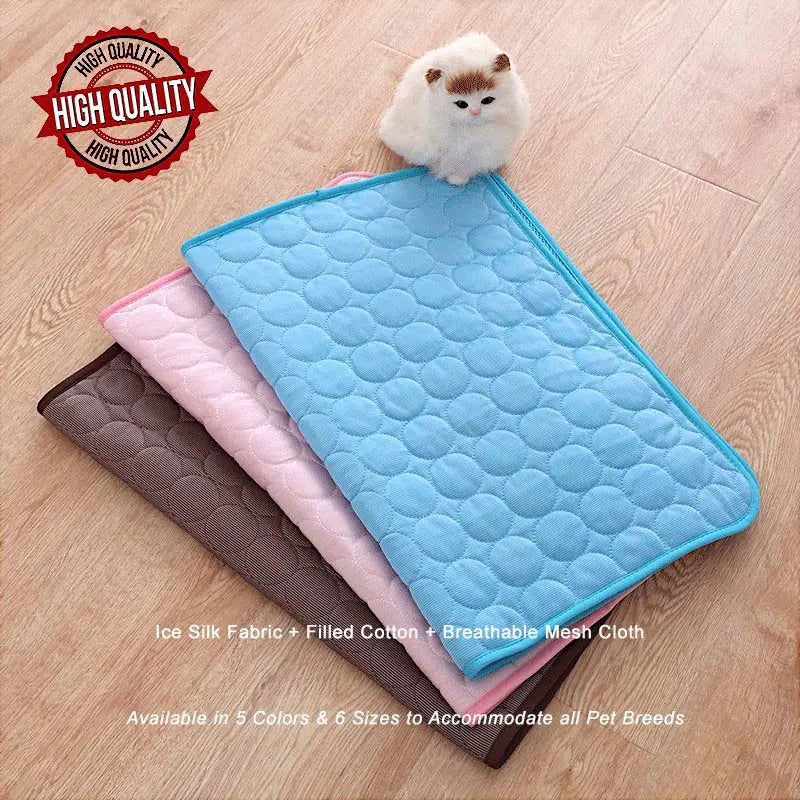 Cats  Ice Cooling Pad in various colors and sizes