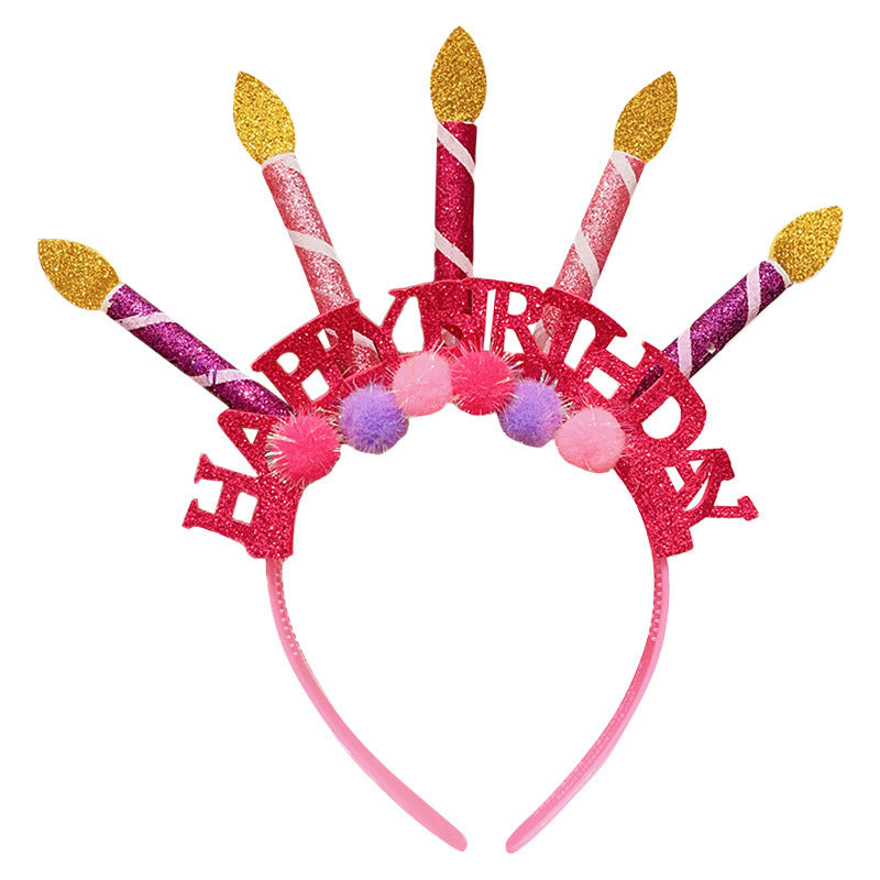 New Cute Children's Headband Princess Birthday Photo Decoration Accessories