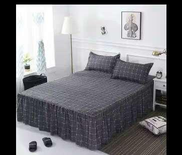 Bed Skirt Pillowcase 3 Woolly Bedsheet Bedding Set Bedspread - US Style Inc.