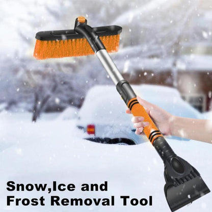 Car Cleaning Brush Ice Scraper Detachable Snow Shovel Brush Dust Remove Brush Auto Windshield Extendable Snow Brush Foam Handle - US Style Inc.