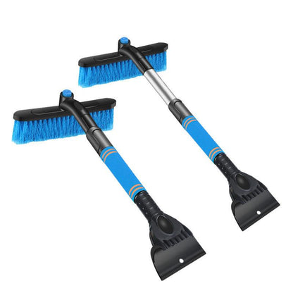 Car Cleaning Brush Ice Scraper Detachable Snow Shovel Brush Dust Remove Brush Auto Windshield Extendable Snow Brush Foam Handle - US Style Inc.