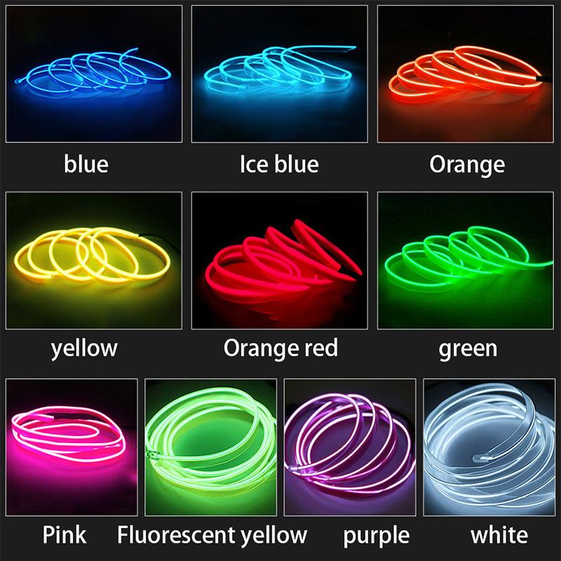 Car Led Strip Light For Neon Party Decoration Light Bicycle Dance Lamp 12V Waterproof USB Strips Lamps - US Style Inc.