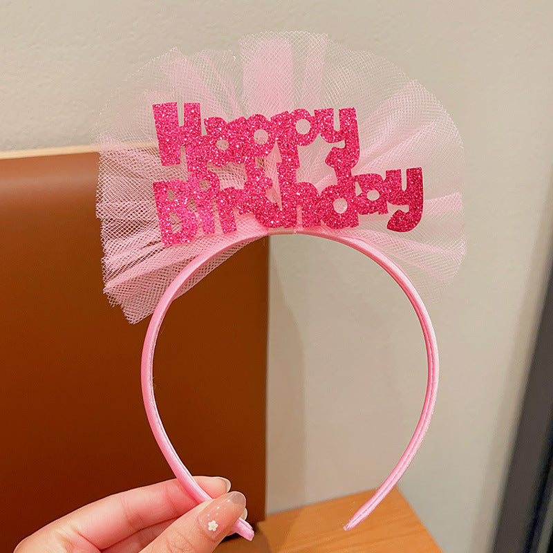 New Cute Children's Headband Princess Birthday Photo Decoration Accessories