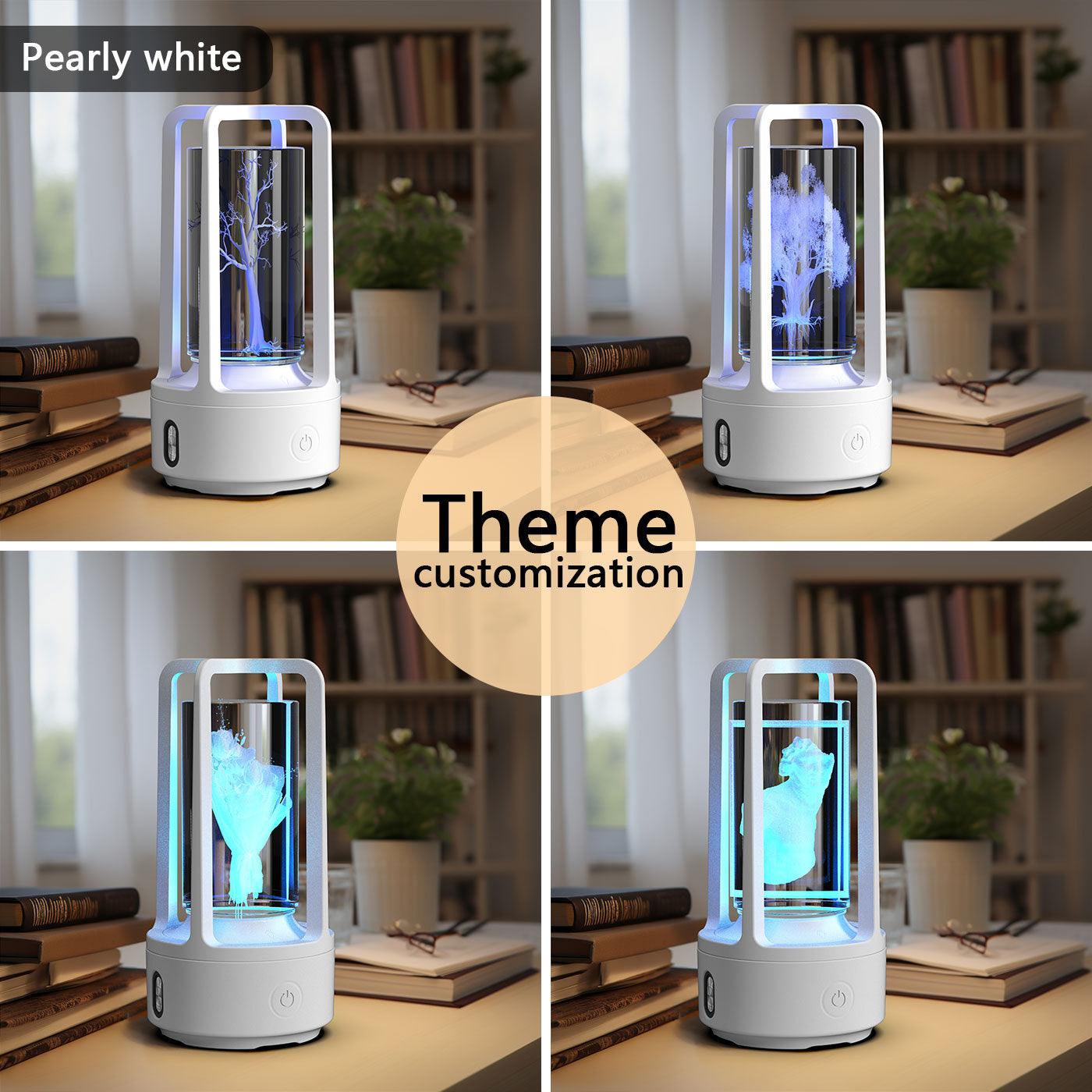 Creative 2 In 1 Audio Acrylic Crystal Lamp And Bluetooth Speaker Valentine's Day Gift Touch Night Lamp - US Style Inc.