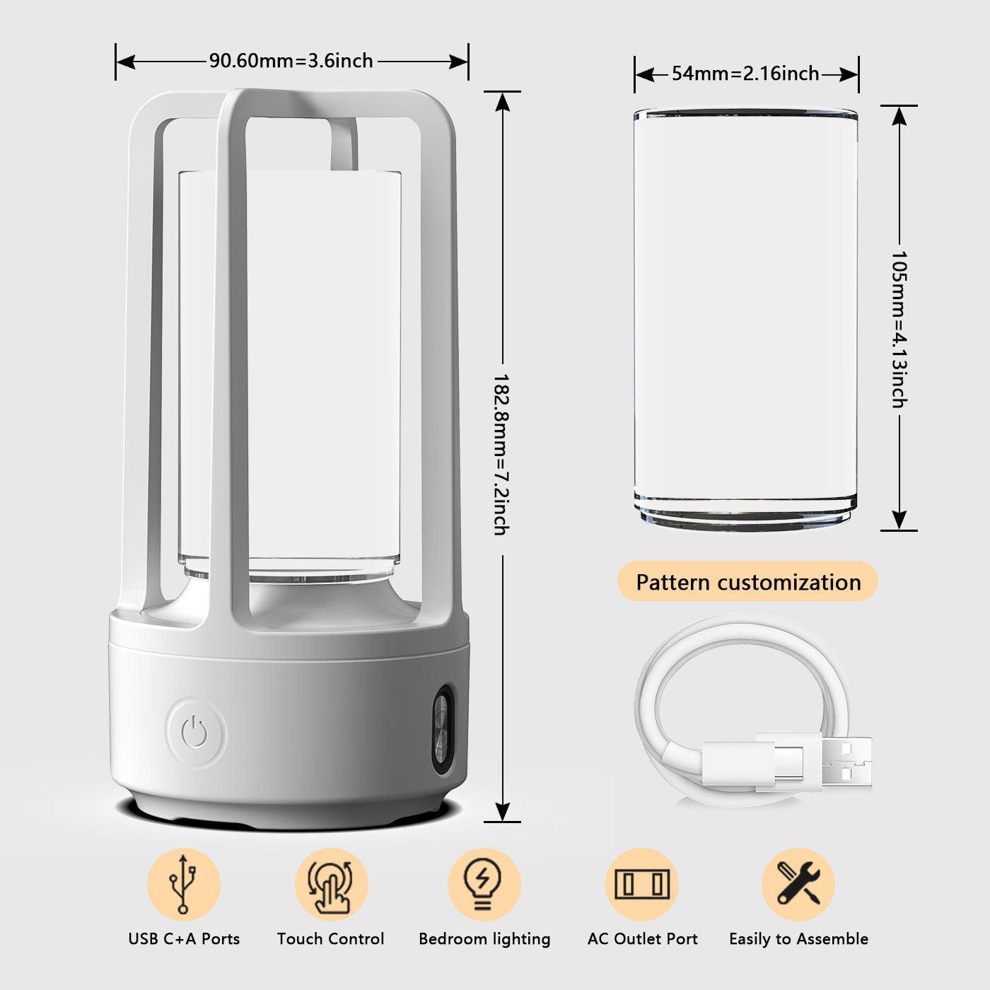 Creative 2 In 1 Audio Acrylic Crystal Lamp And Bluetooth Speaker Valentine's Day Gift Touch Night Lamp - US Style Inc.