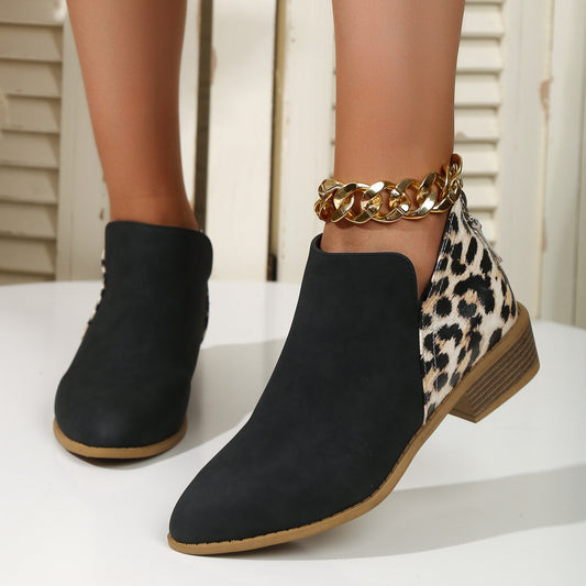 Women's Leopard Print Boots