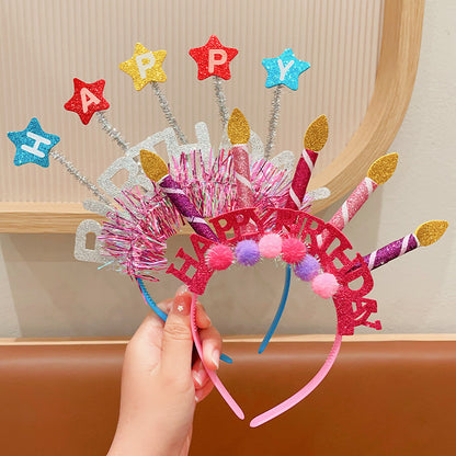 New Cute Children's Headband Princess Birthday Photo Decoration Accessories