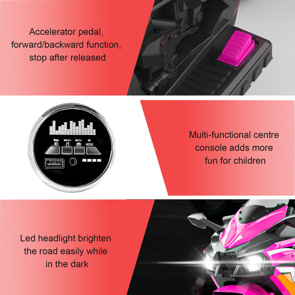 12V Electric Motorcycle For Kids - No Delivery On Weekends - Prohibited Sales Platforms - Walmart, Temu, Amazon