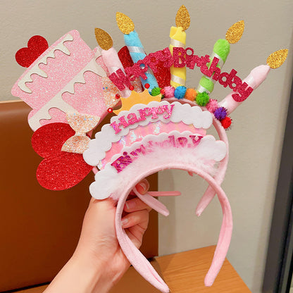 New Cute Children's Headband Princess Birthday Photo Decoration Accessories