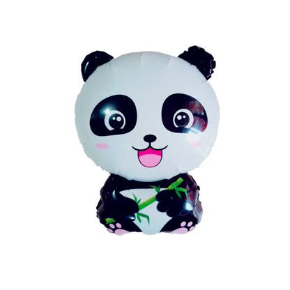 Panda Aluminum Film Balloon Combination Cartoon Panda Birthday Party Balloon Decoration Children's Birthday Balloon Cross Border Hot Sale