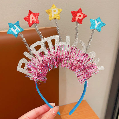 New Cute Children's Headband Princess Birthday Photo Decoration Accessories