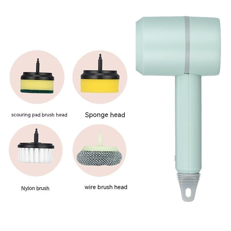 Electric Cleaning Brush Dishwashing Brush Automatic Wireless USB Rechargeable Professional Kitchen Bathtub Tile Cleaning Brushes - US Style Inc.