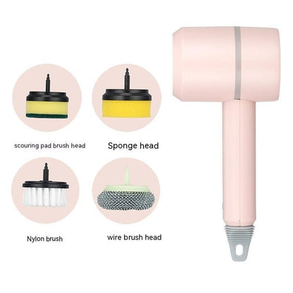 Electric Cleaning Brush Dishwashing Brush Automatic Wireless USB Rechargeable Professional Kitchen Bathtub Tile Cleaning Brushes - US Style Inc.