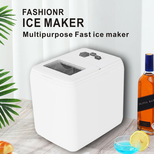 Ice Maker Ice Maker Countertop 44LBS Ice Maker Home Use Outdoor Use Ice Maker 20KG Compact Ice Maker With Ice Scoop & Basket, Ideal For Home Use Party Camping - US Style Inc.