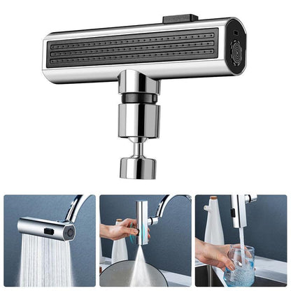 Kitchen Faucet Waterfall Outlet Splash Proof Universal Rotating Bubbler Multifunctional Water Nozzle Extension Kitchen Gadgets - US Style Inc.