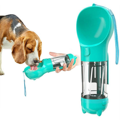 Lock & Go! 3-in-1 Dog Travel Bottle: Water, Food, Waste & More - US Style Inc.