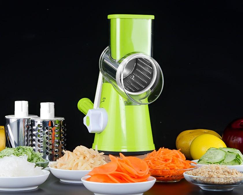 Manual Kitchen Accessories Multifunctional Round Mandoline Potato Slicer Vegetable Cutter Slicer Cheese Kitchen Gadgets - US Style Inc.